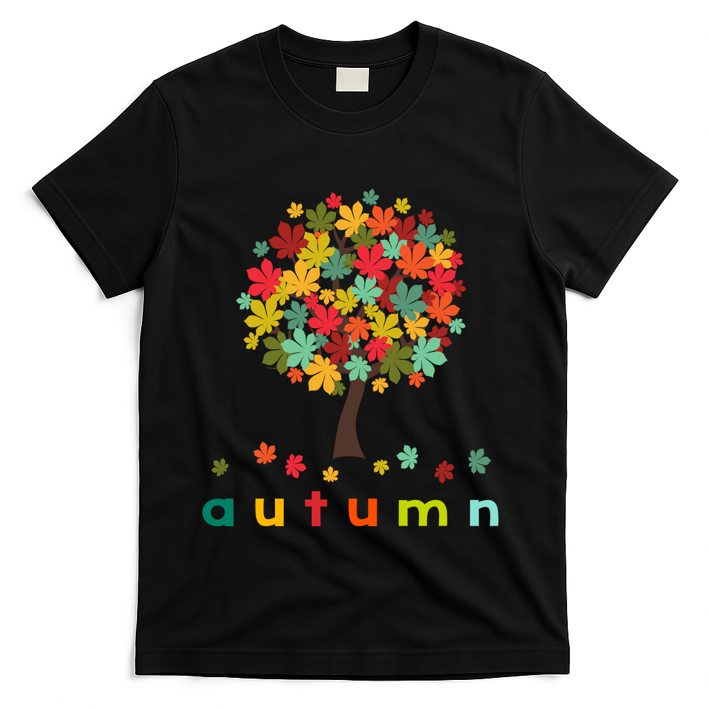 Autumn Tree Colorful Festive T-Shirt product image 1