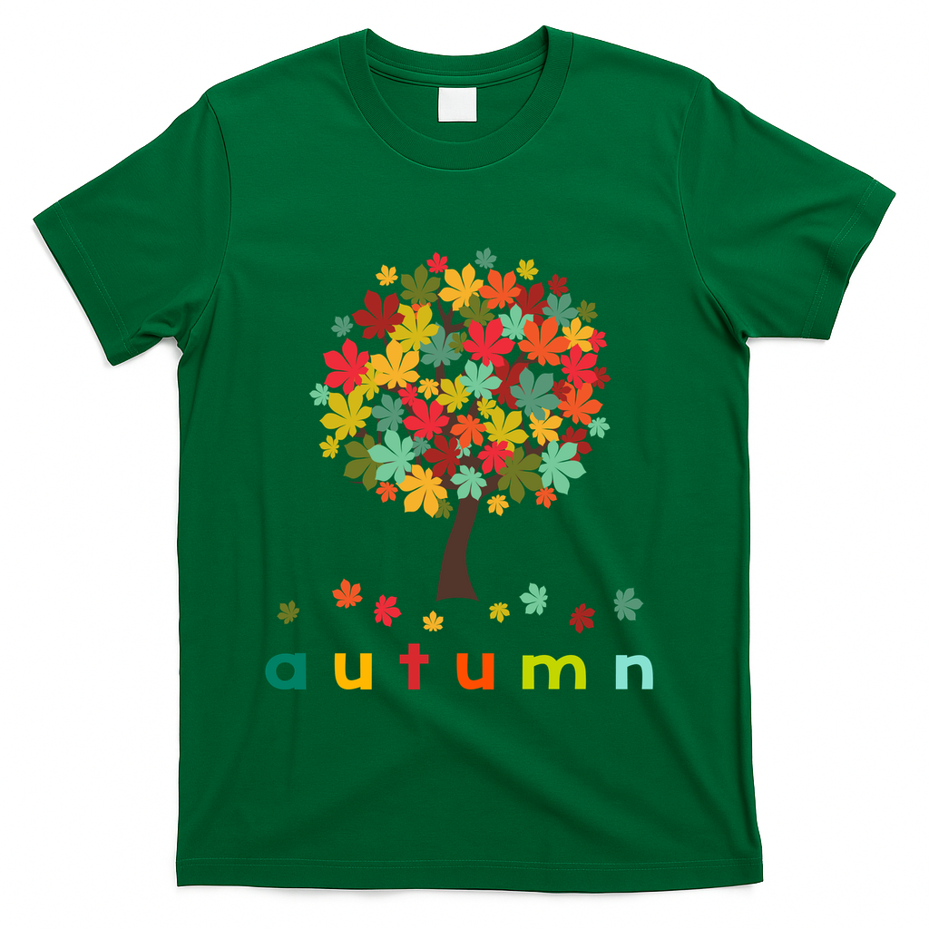 Autumn Tree Colorful Festive T-Shirt product image 4