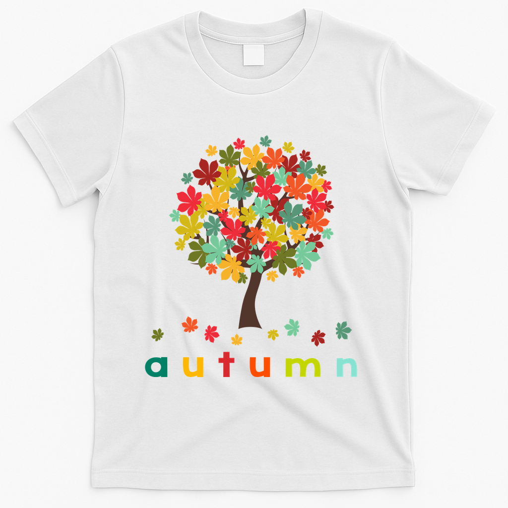 Autumn Tree Colorful Festive T-Shirt product image 2