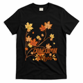 Autumn Vibes Leaves Cozy T-Shirt product image 1
