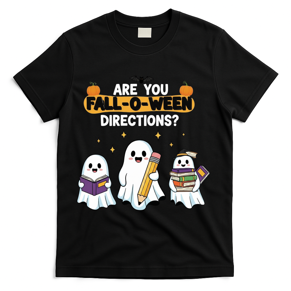 Are You Fall O Ween Directions Halloween T-Shirt product image 1