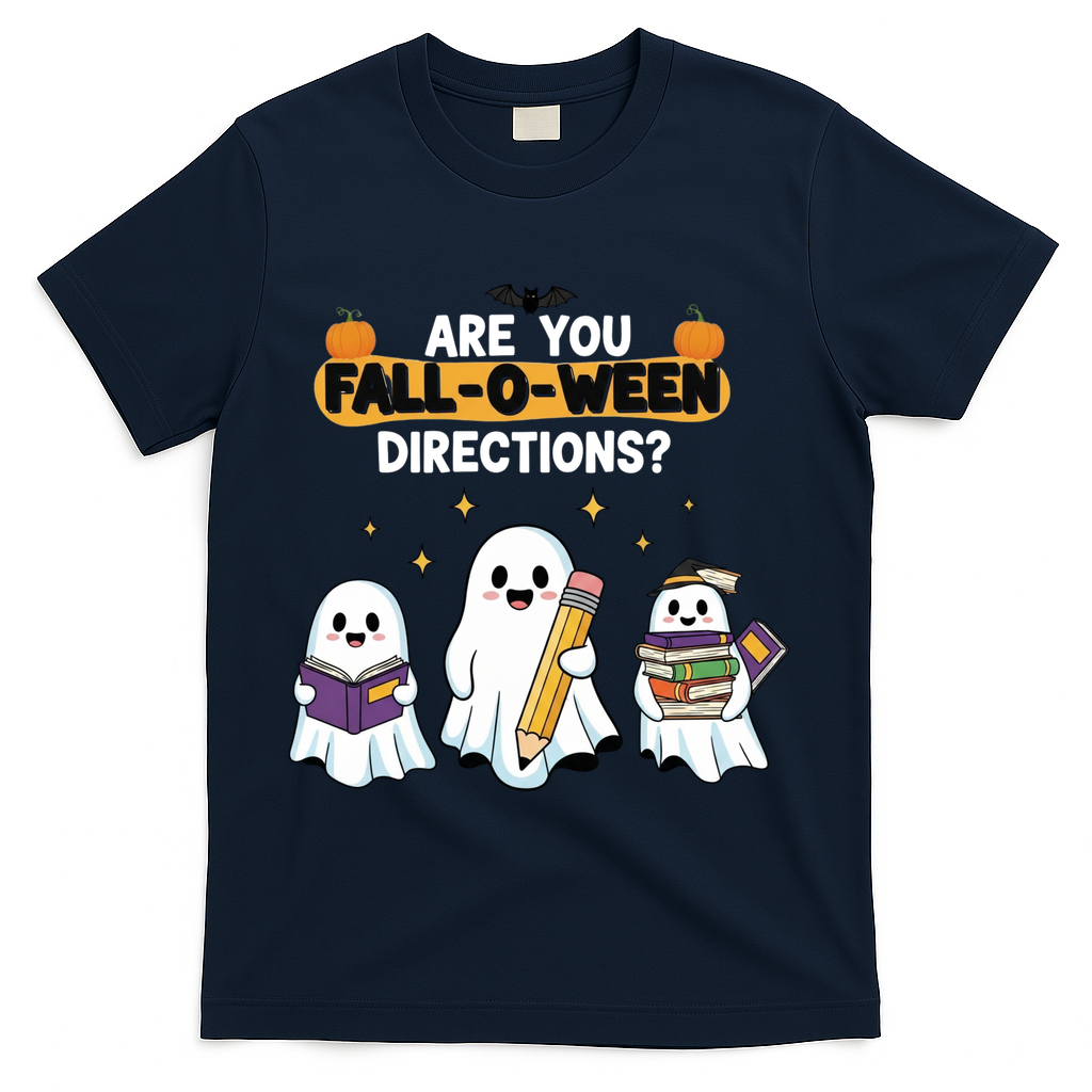 Are You Fall O Ween Directions Halloween T-Shirt product image 3