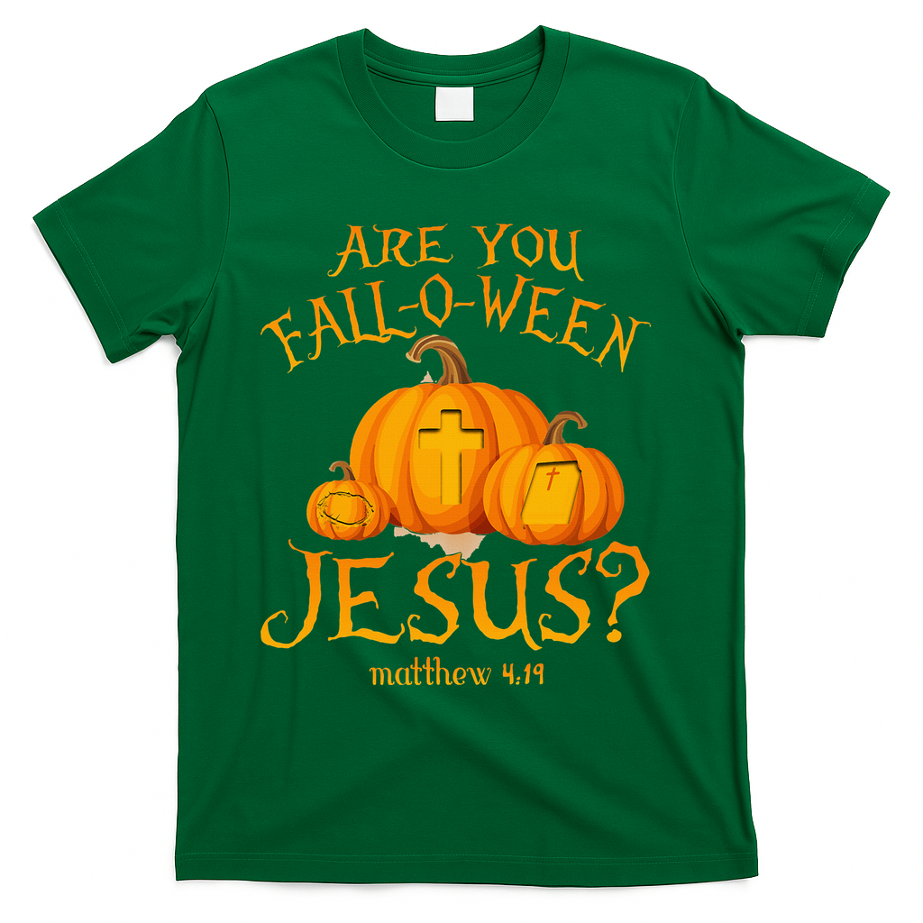 Are You Fall O Ween Jesus Christian Halloween Pumpkin product image 4