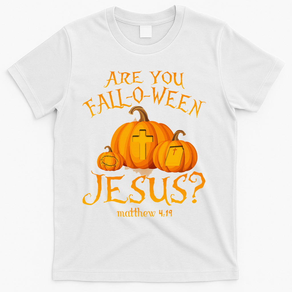 Are You Fall O Ween Jesus Christian Halloween Pumpkin product image 2