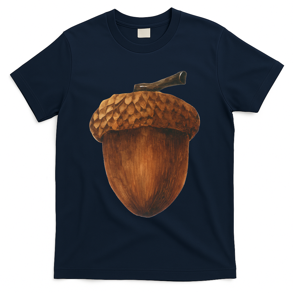 Big Acorn Costume Cute Easy Food Halloween T-Shirt product image 3