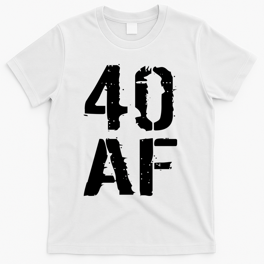 40 AF 40th Birthday T-Shirt product image 2