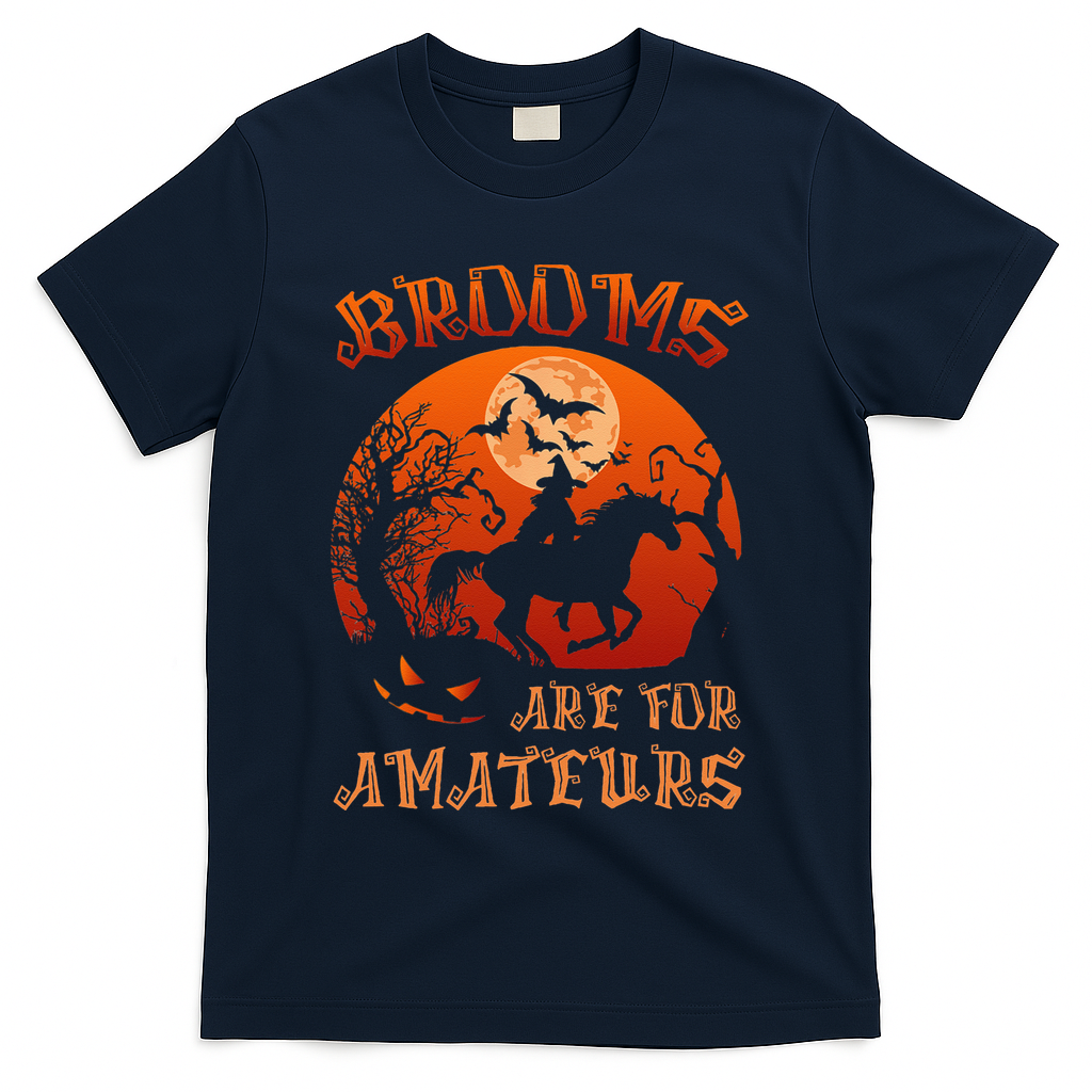 Brooms Are For Amateurs Halloween T-Shirt product image 3