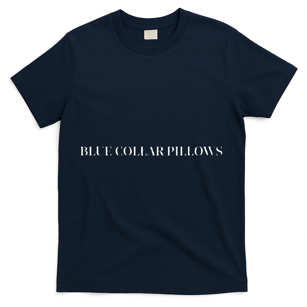 Blue Collar Pillows Trendy Funny Wife Fall T-Shirt product image 3