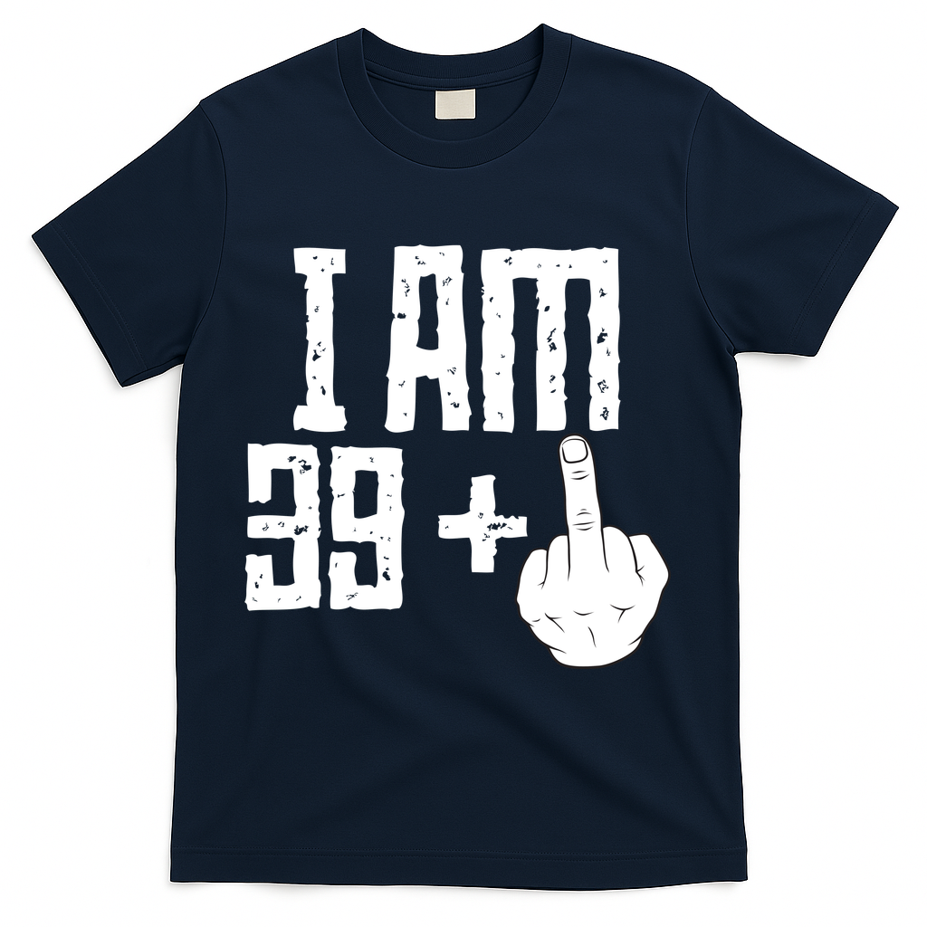 Middle Finger 40th Birthday Funny T-Shirt product image 3