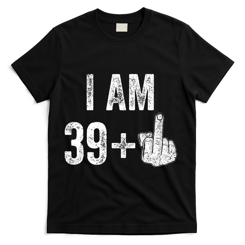 Birthday Male Him Fun 40 Funny 40th T-Shirt product image 1