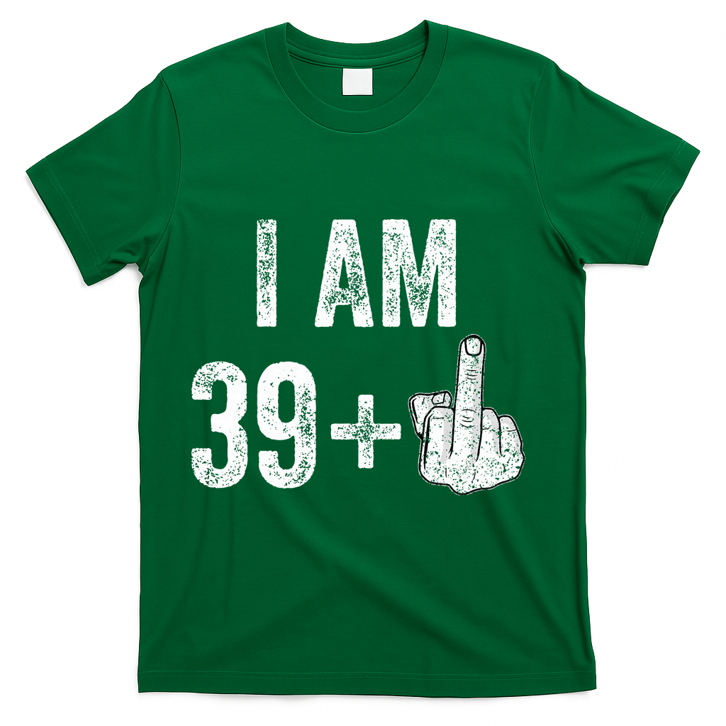 Birthday Male Him Fun 40 Funny 40th T-Shirt product image 4