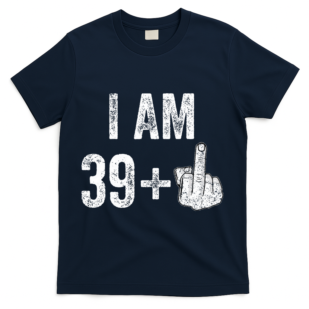 Birthday Male Him Fun 40 Funny 40th T-Shirt product image 3