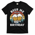 Beer Me Its My 40th Birthday Vintage T-Shirt product image 1
