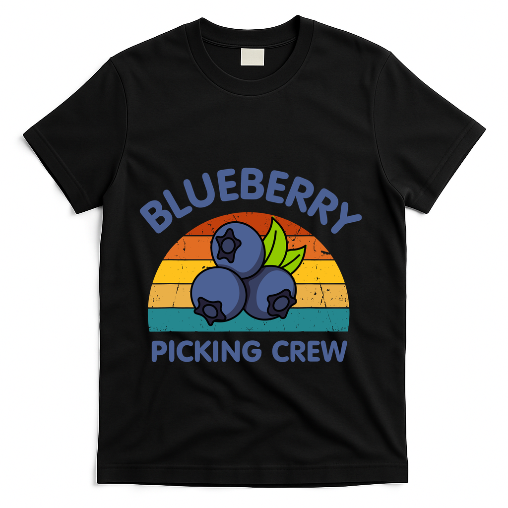Blueberry Picking Crew Cute Family Blueberries Summer Fruit product image 1