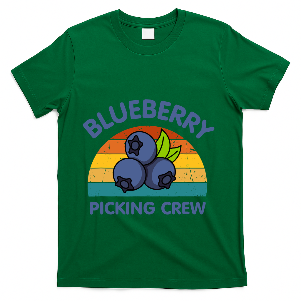 Blueberry Picking Crew Cute Family Blueberries Summer Fruit product image 4
