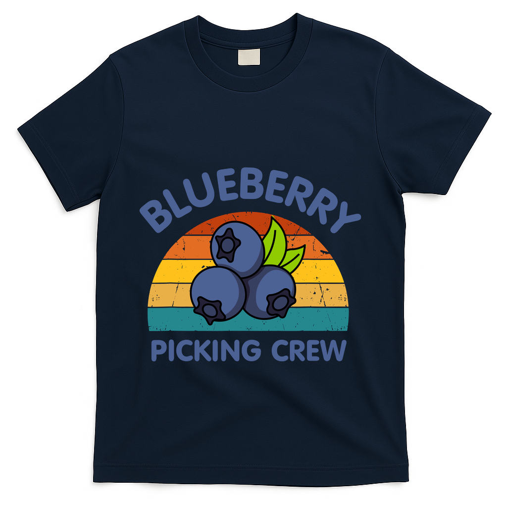 Blueberry Picking Crew Cute Family Blueberries Summer Fruit product image 3