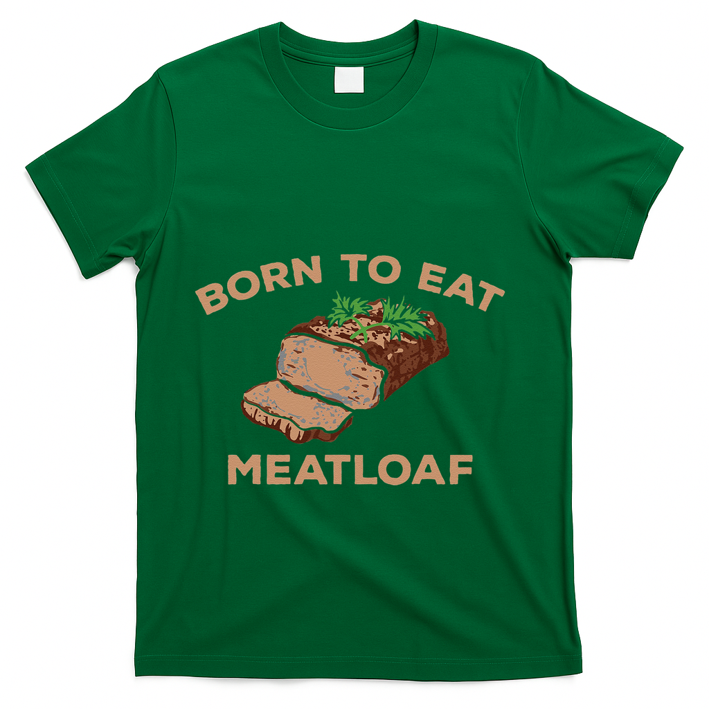 Born To Eat Meatloaf Funny Thanksgiving Gift Costume T-Shirt product image 4