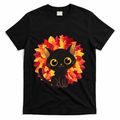 Cute Autumn Fall Black Cat T-Shirt product image 1