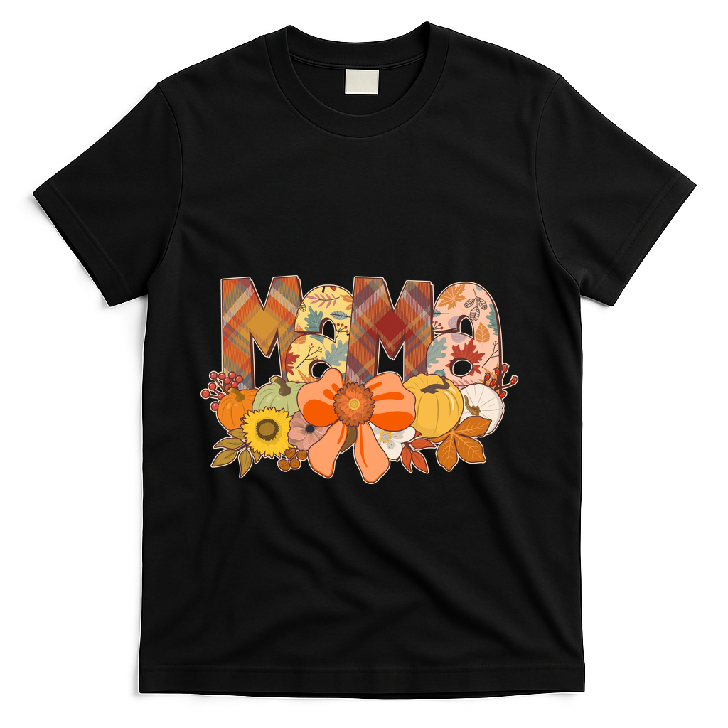 Cute Autumn Mama Fall Lover T-Shirt product image 1