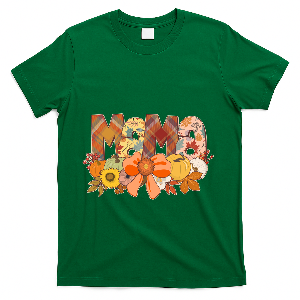 Cute Autumn Mama Fall Lover T-Shirt product image 4