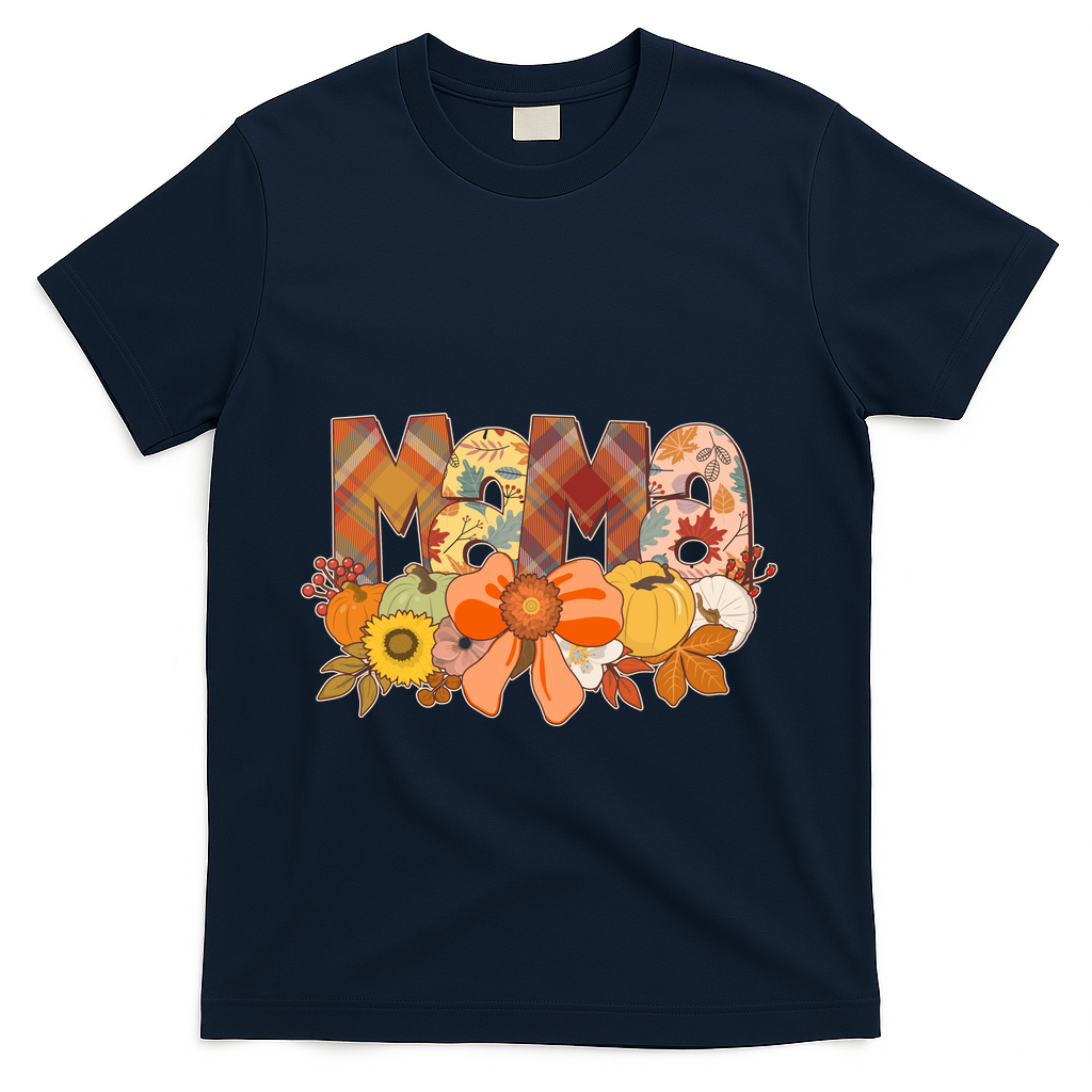 Cute Autumn Mama Fall Lover T-Shirt product image 3