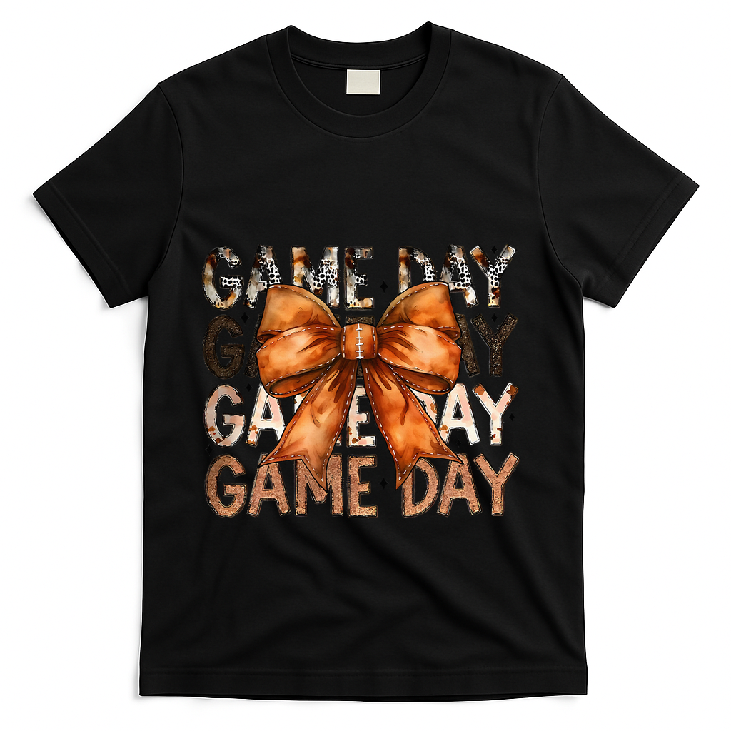 Coquette Bow Game Day American Football Autumn Thanksgiving product image 1