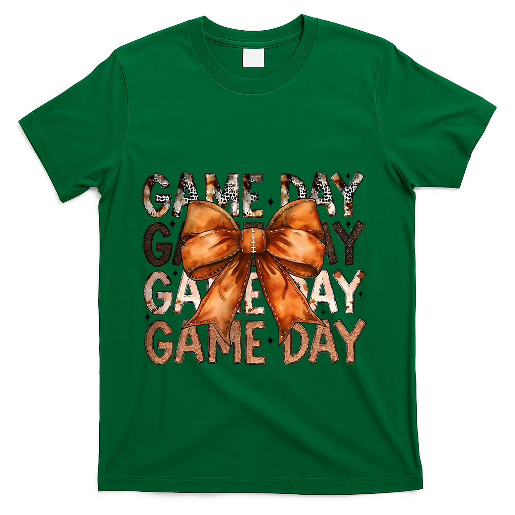 Coquette Bow Game Day American Football Autumn Thanksgiving product image 4