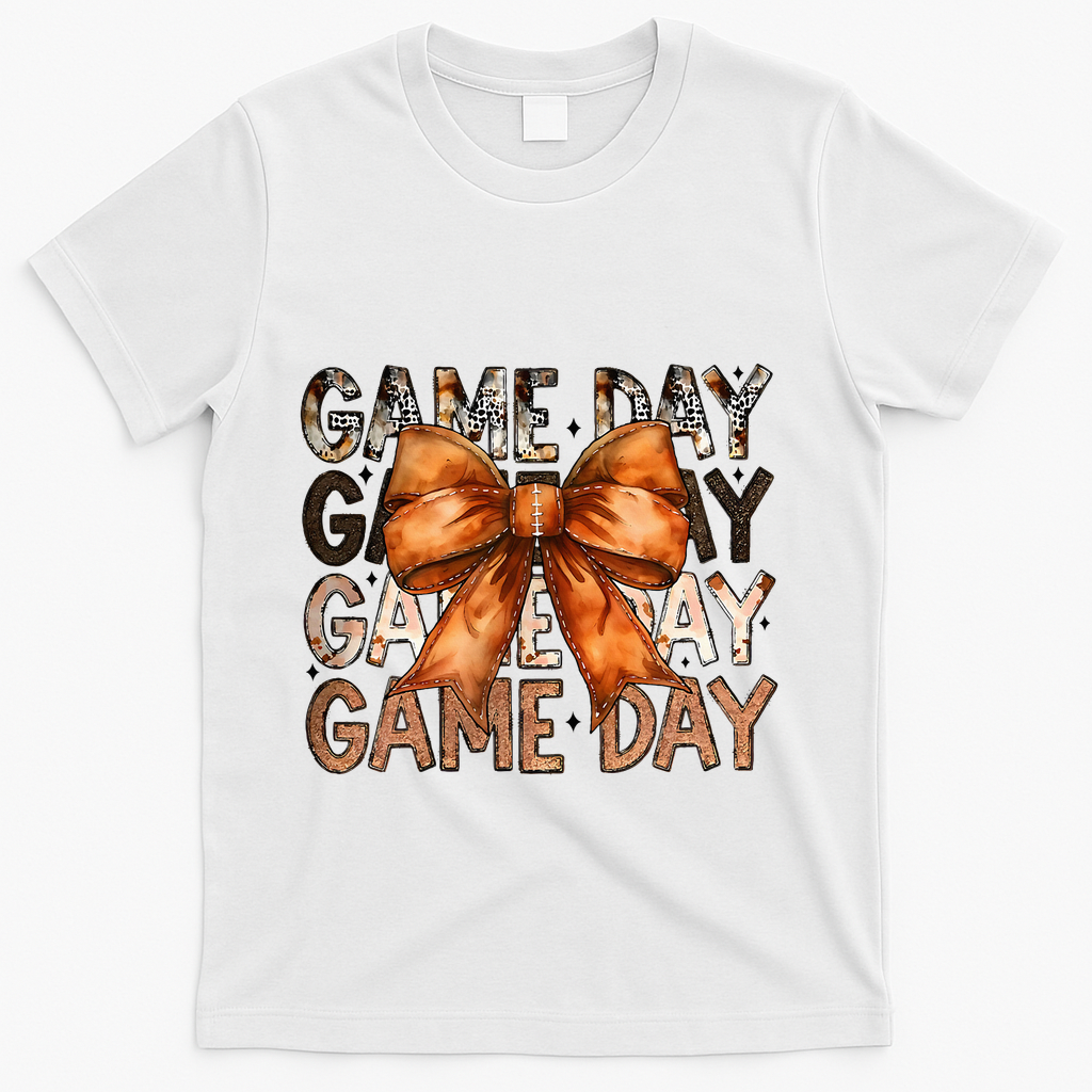 Coquette Bow Game Day American Football Autumn Thanksgiving product image 2