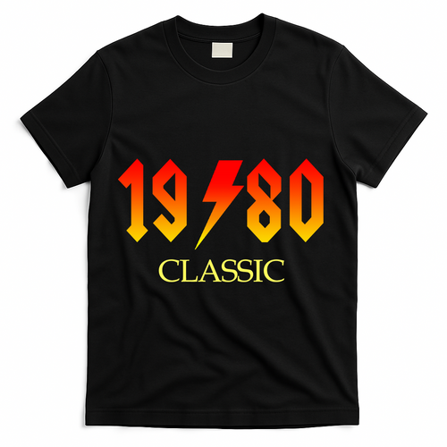 1980 Classic Rock 40th Birthday T-Shirt product image 1