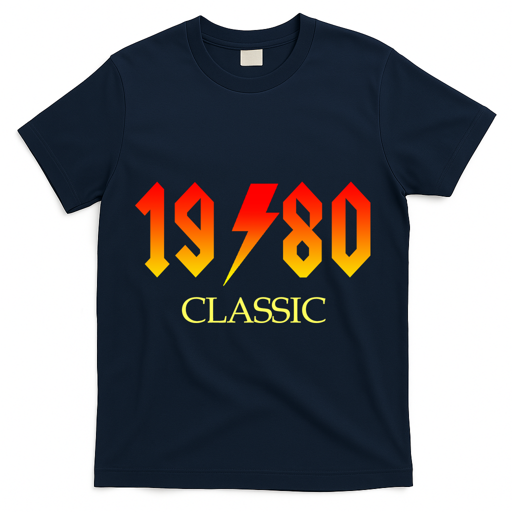 1980 Classic Rock 40th Birthday T-Shirt product image 3
