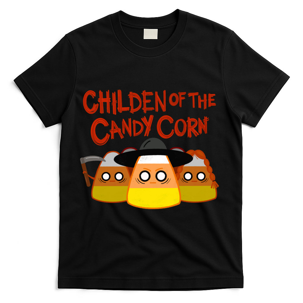 Children Of The Candy Corn Halloween T-Shirt product image 1