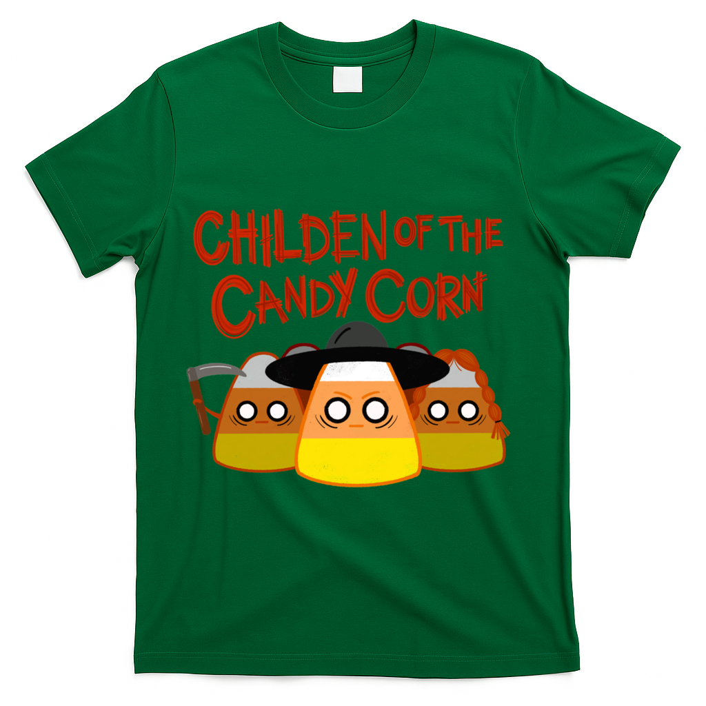 Children Of The Candy Corn Halloween T-Shirt product image 4