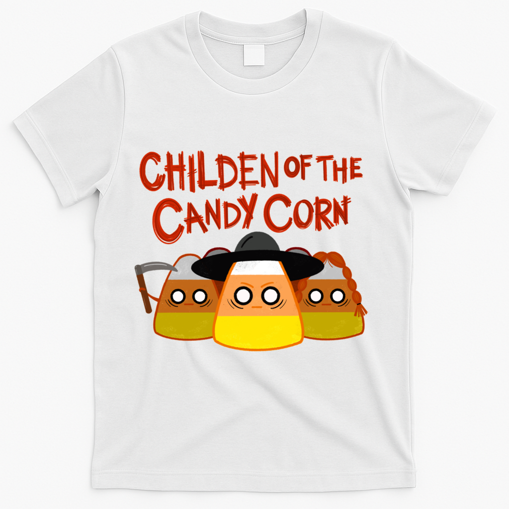 Children Of The Candy Corn Halloween T-Shirt product image 2