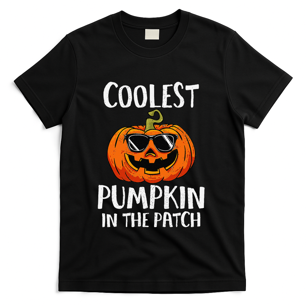 Coolest Pumpkin In The Patch Funny Halloween Gift T-Shirt product image 1