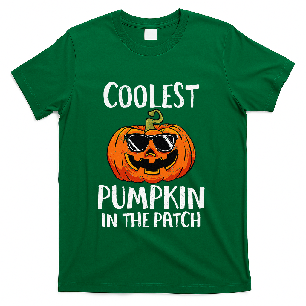 Coolest Pumpkin In The Patch Funny Halloween Gift T-Shirt product image 4