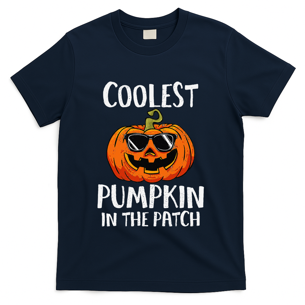 Coolest Pumpkin In The Patch Funny Halloween Gift T-Shirt product image 3