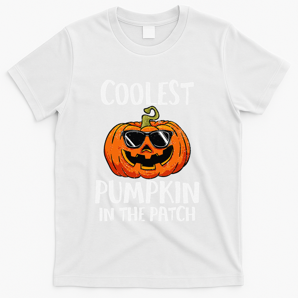 Coolest Pumpkin In The Patch Funny Halloween Gift T-Shirt product image 2