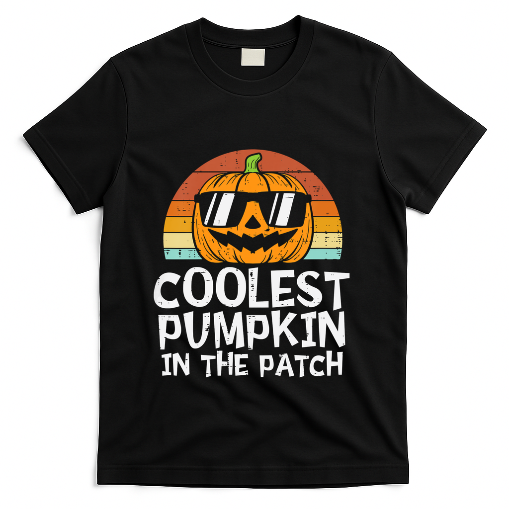 Coolest Pumpkin In The Patch Halloween Funny Gift T-Shirt product image 1