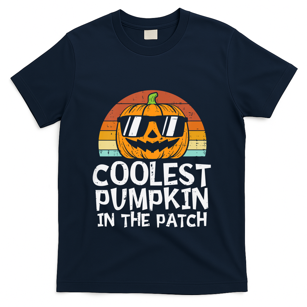 Coolest Pumpkin In The Patch Halloween Funny Gift T-Shirt product image 3