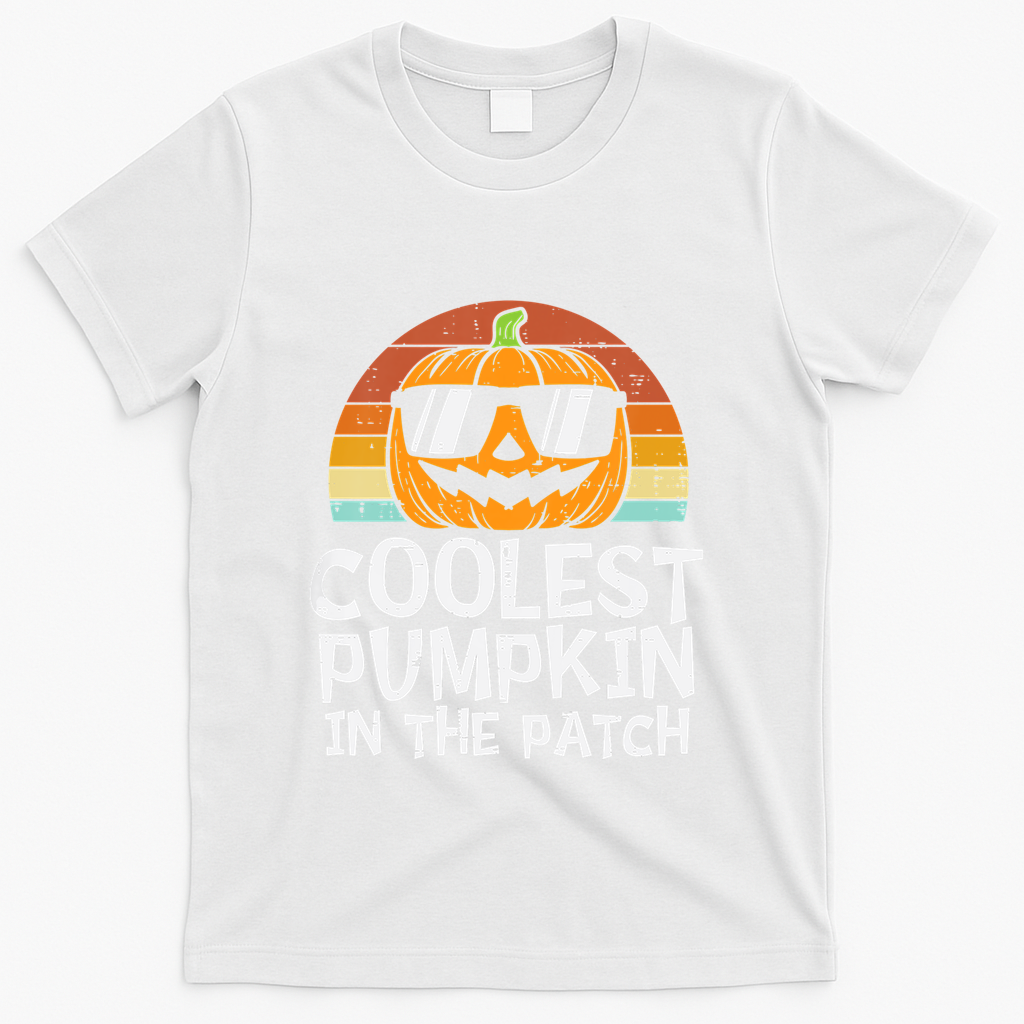 Coolest Pumpkin In The Patch Halloween Funny Gift T-Shirt product image 2