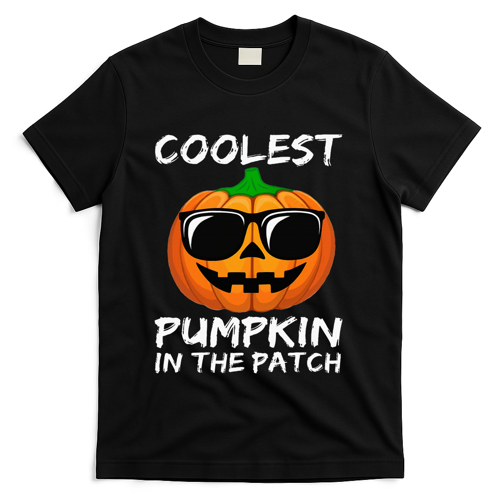 Coolest Pumpkin In The Patch Funny Halloween T-Shirt product image 1