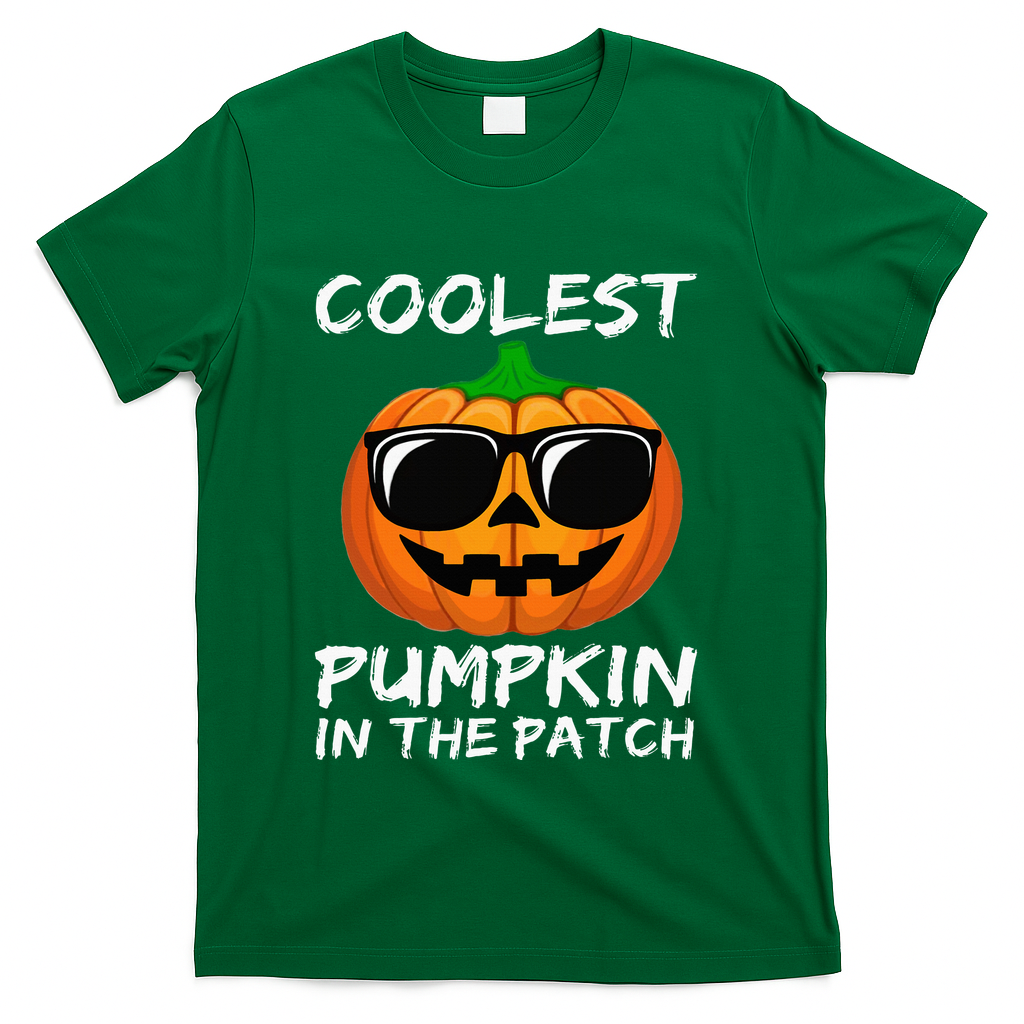 Coolest Pumpkin In The Patch Funny Halloween T-Shirt product image 4