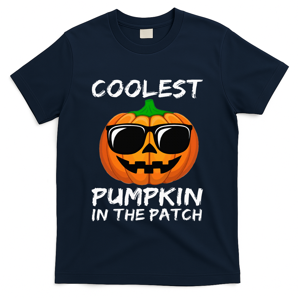 Coolest Pumpkin In The Patch Funny Halloween T-Shirt product image 3