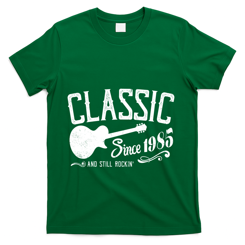 Classic Since 1985 And Still Rockin 40th Birthday T-Shirt product image 4