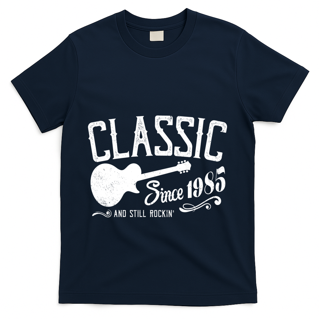 Classic Since 1985 And Still Rockin 40th Birthday T-Shirt product image 3