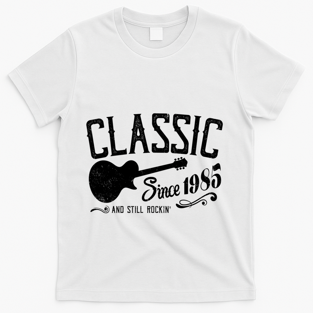 Classic Since 1985 And Still Rockin 40th Birthday T-Shirt product image 2
