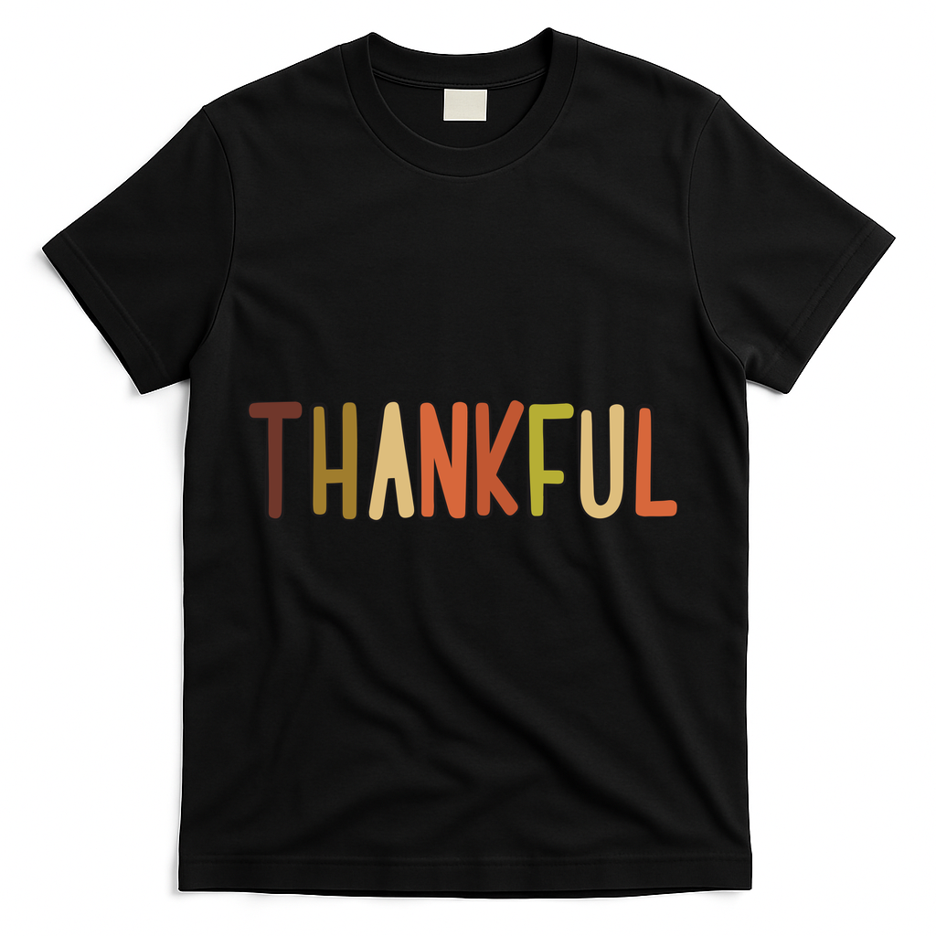 Cute Thankful Thanksgiving T-Shirt product image 1