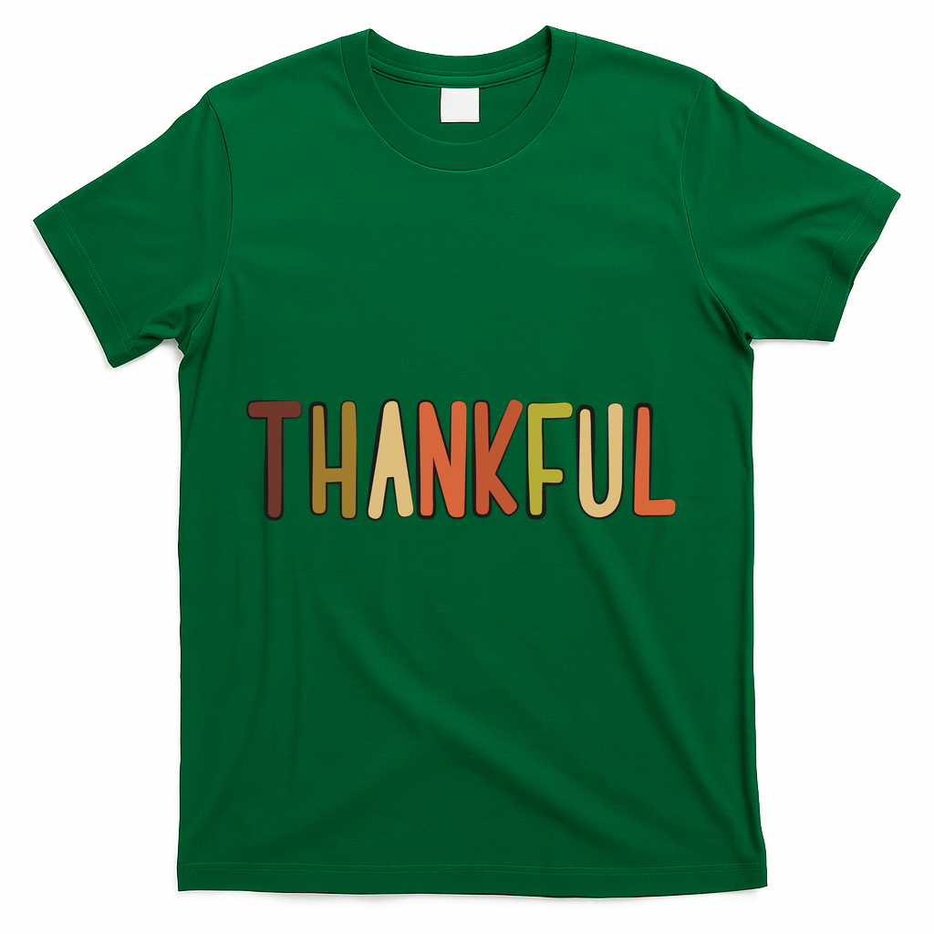 Cute Thankful Thanksgiving T-Shirt product image 4