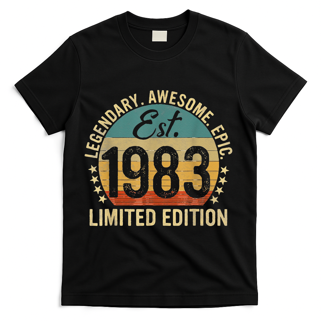 Est 1983 Vintage Limited Edition 40th Birthday T-Shirt product image 1