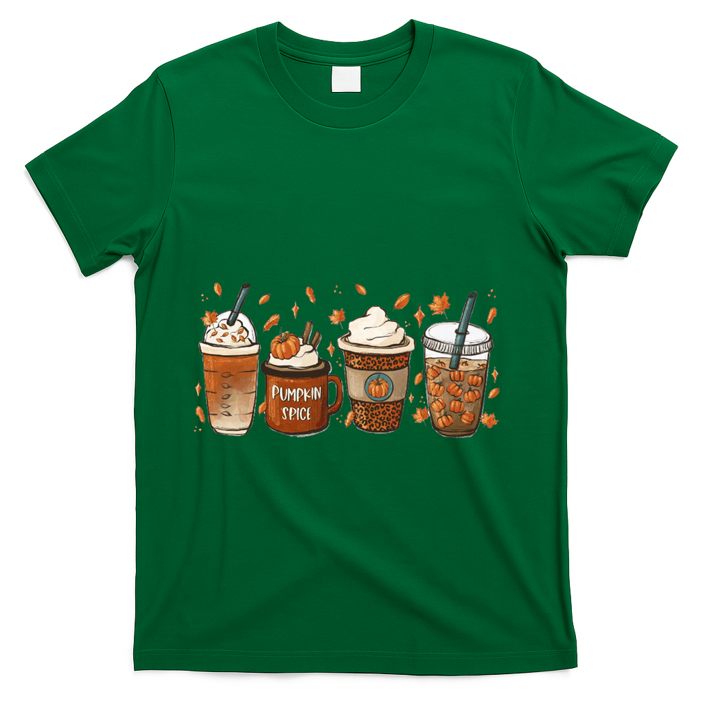 Fall Coffee Pumpkin Spice Lover T-Shirt product image 4